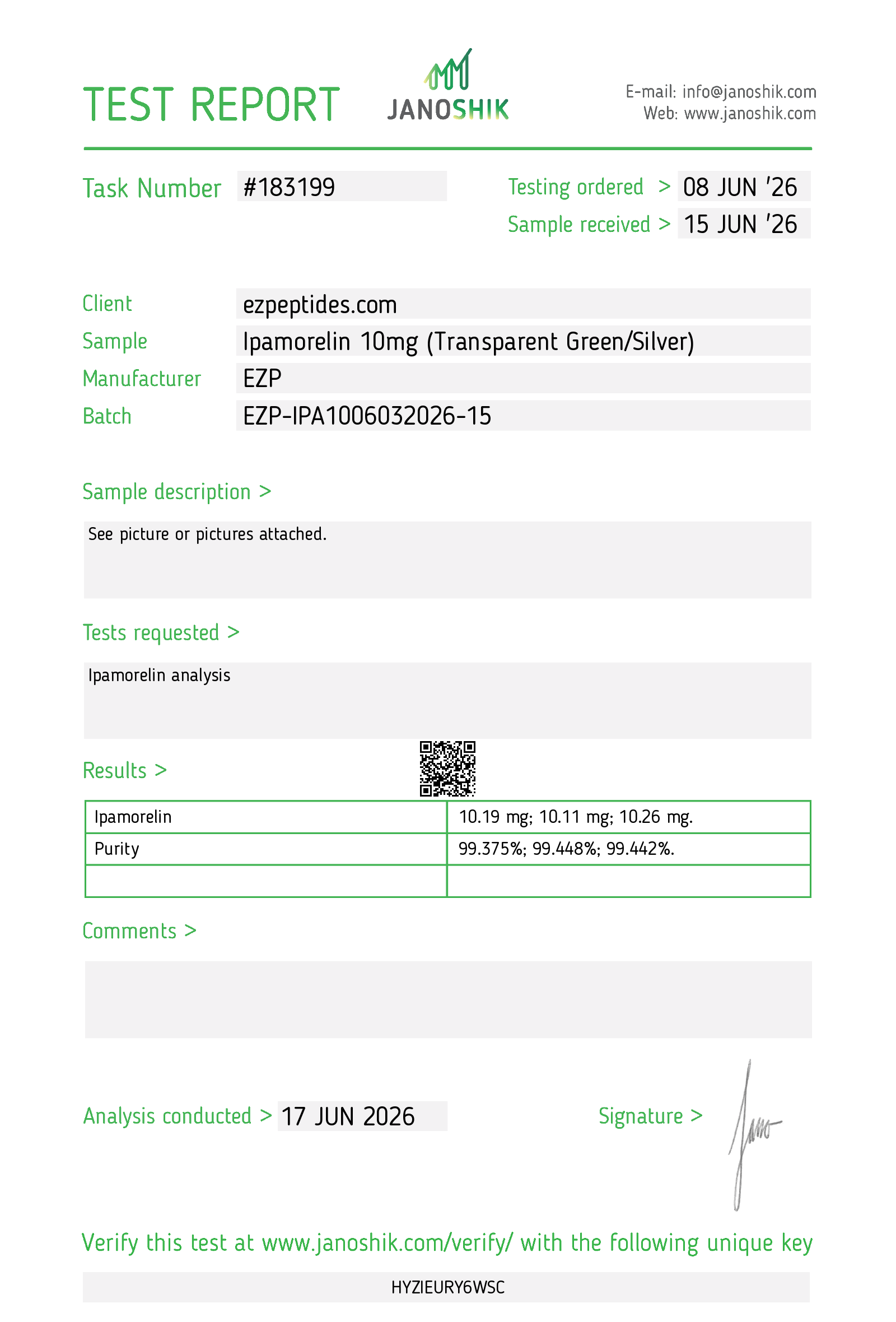 Ipamorelin 10mg