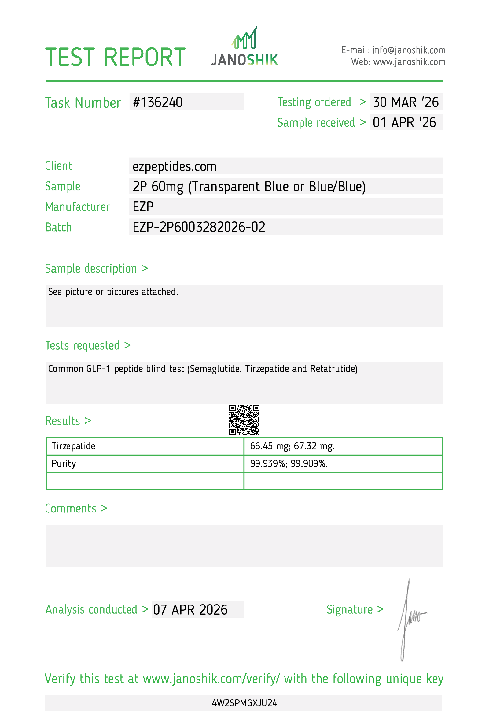 EZP-2P 60mg